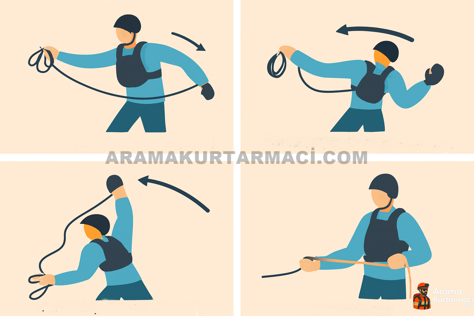 İp Nasıl Atılır Suda Arama Kurtarma